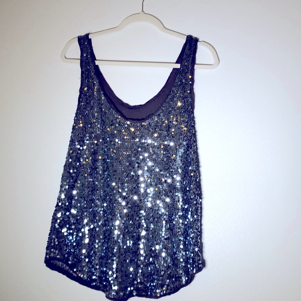 Aritzia sequin top